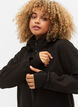 Veste courte softshell avec capuche amovible, Noir, Model image number 4