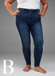 Jean super slim à taille haute, Dark Blue, Model image number 4