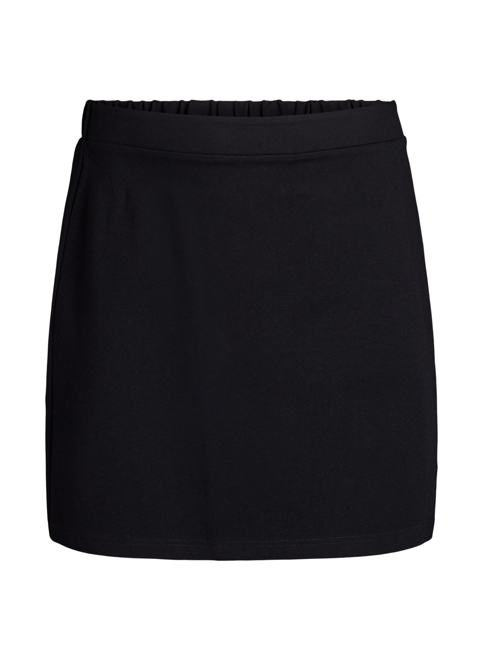 Jupe courte en jersey avec fente