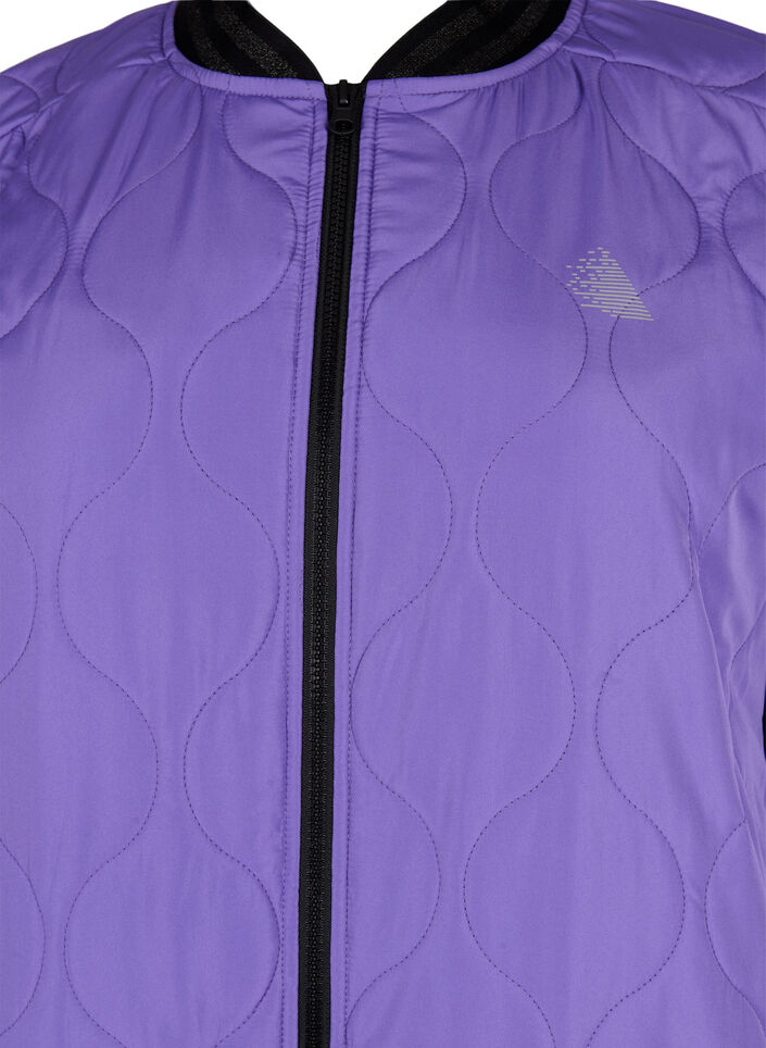 Blouson bombardier avec poches et paillettes, Passion Flower, Packshot image number 2