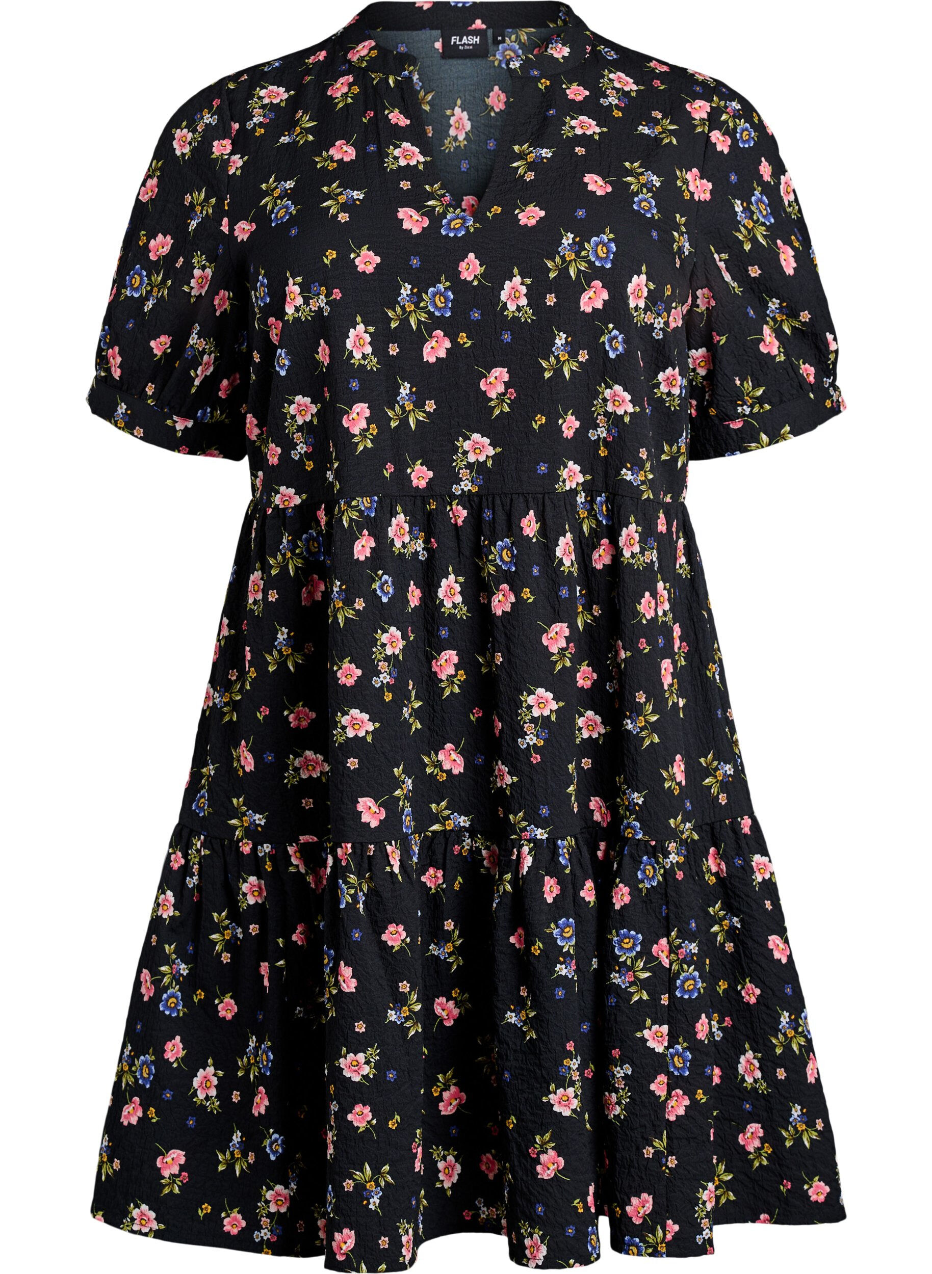 FLASH - Robe courte coupe &eacute;vas&eacute;e
