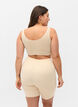 Short shapewear l&eacute;ger &agrave; taille haute, Beige, Model image number 1