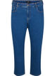 Vera jeans cropped &agrave; coupe droite, Bleu, Packshot image number 0