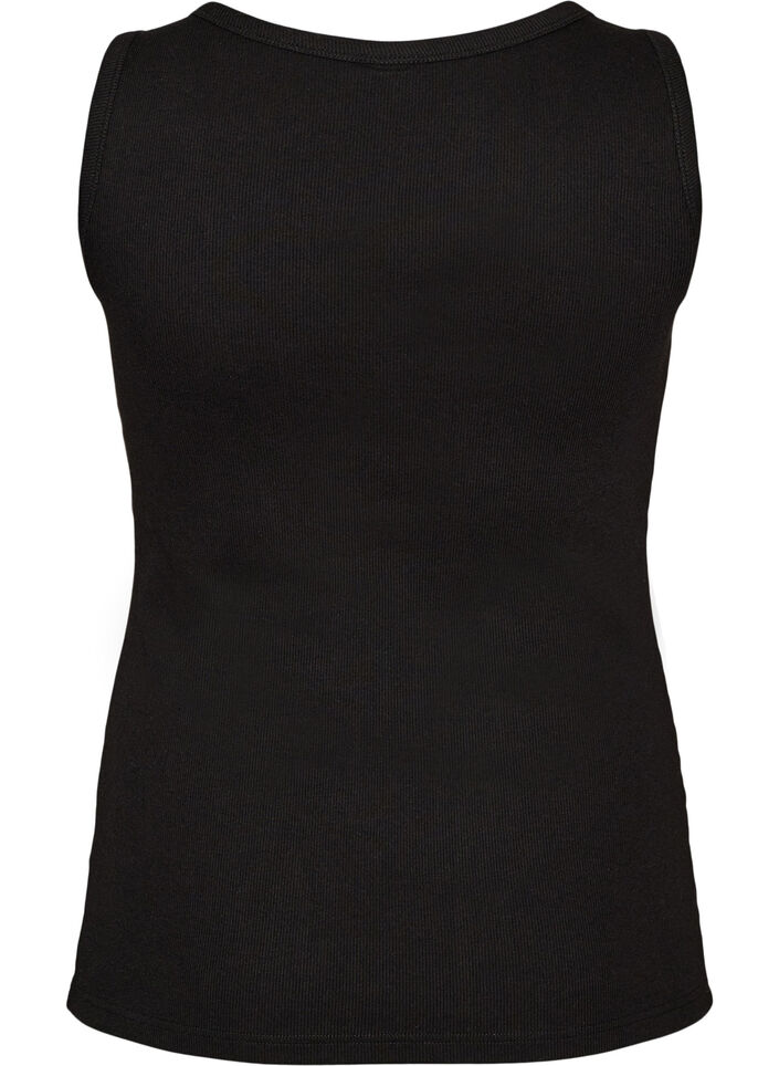Haut ajust&eacute; avec motif, Noir, Packshot image number 1