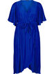 Robe midi pliss&eacute;e avec manches chauve-souris, Bleu, Packshot image number 0