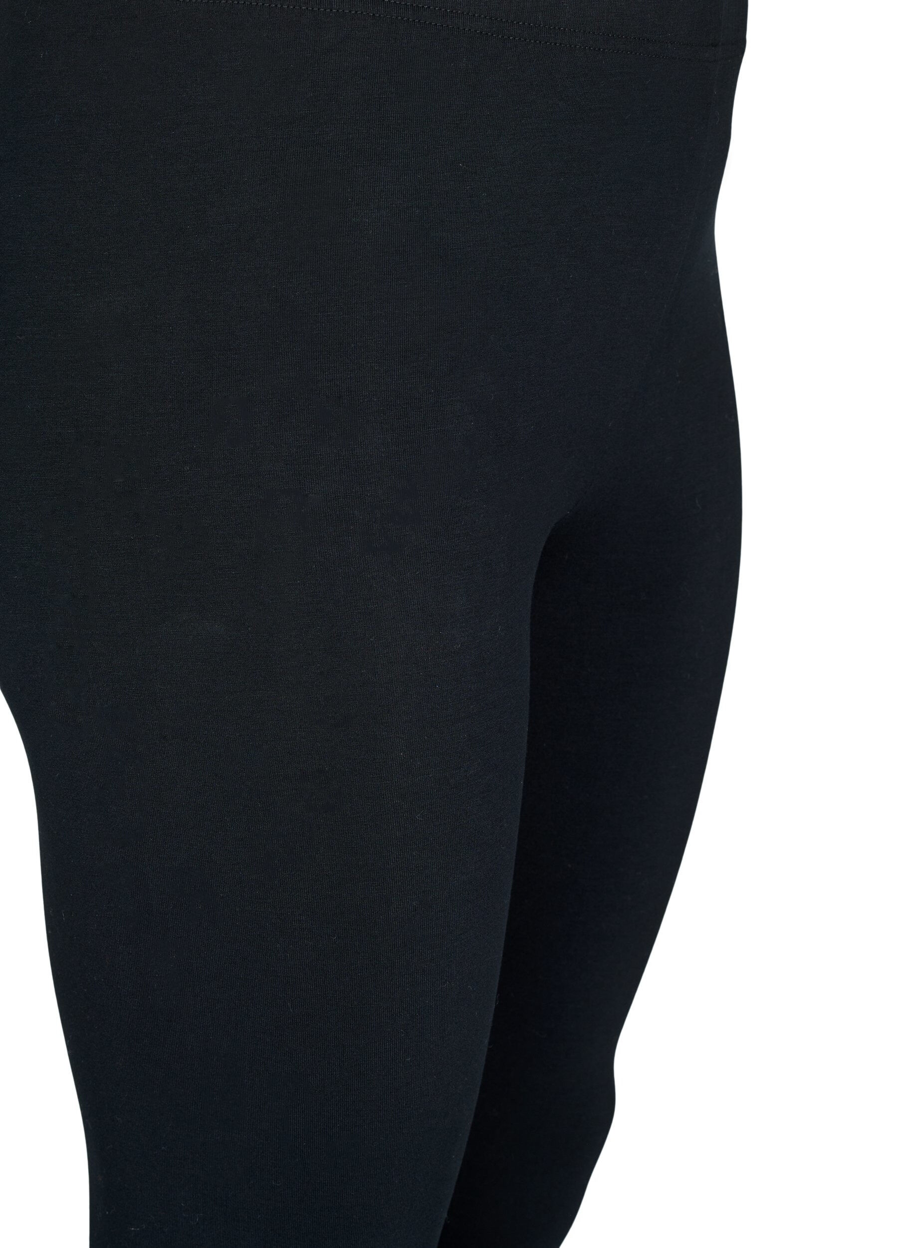 Zizzi Leggings basiques en viscose, Noir, Packshot image number 2
