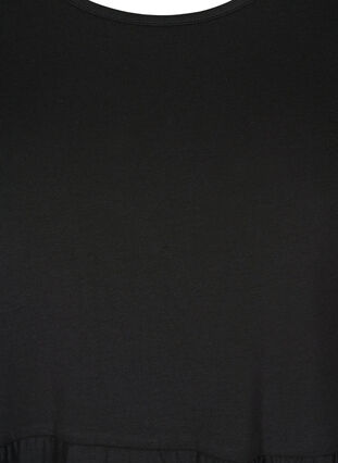 Robe midi en coton bio avec poches, Black, Packshot image number 2