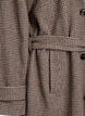 Manteau à carreaux avec ceinture, Marron, Packshot image number 3