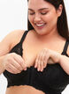 Soutien-gorge en dentelle avec fermeture frontale, Black, Model image number 1