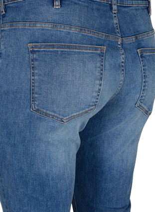 Jeans Sanna avec une coupe super slim et une fermeture à boutons, Blue denim, Packshot image number 3