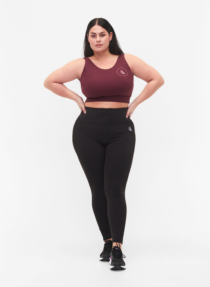 CORE, MID SUPPORT SPORTS BRA - Brassière de sport, Fig, Model image number 2