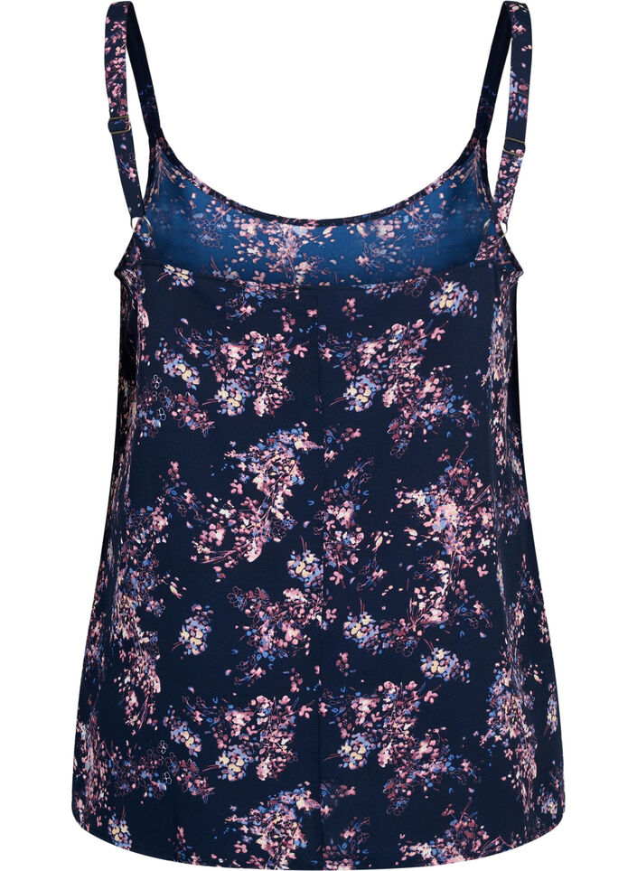 FLASH - Top avec imprimé, Navy Rose Flower, Packshot image number 1
