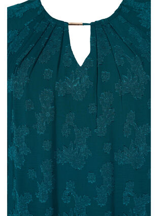Robe avec structure et manches courtes, Ponderosa Pine, Packshot image number 2