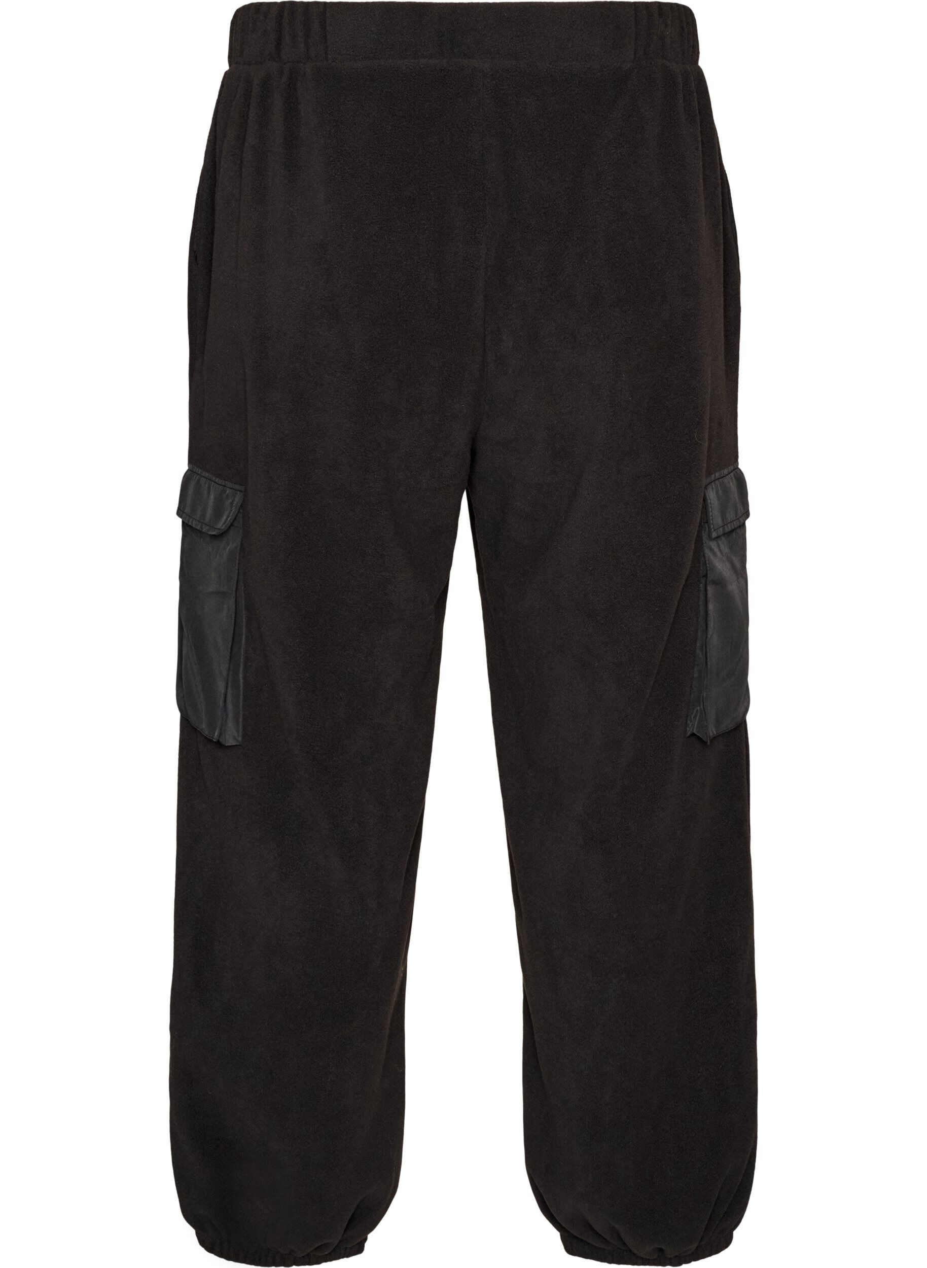 ZizziJogging en molleton avec poches cargo, Noir, Packshot image number 1