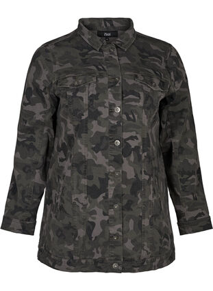 Veste camouflage en coton, Camouflage, Packshot image number 0