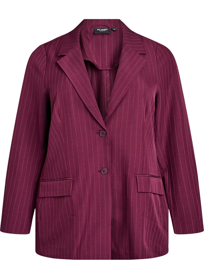 Blazer avec poches et fentes, Bordeaux, Packshot image number 0