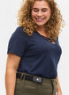 Ceinture &eacute;lastique, Noir, Model image number 0