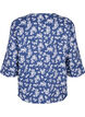 Chemise de nuit florale à manches 3/4, V. Indigo Flower AOP, Packshot image number 1