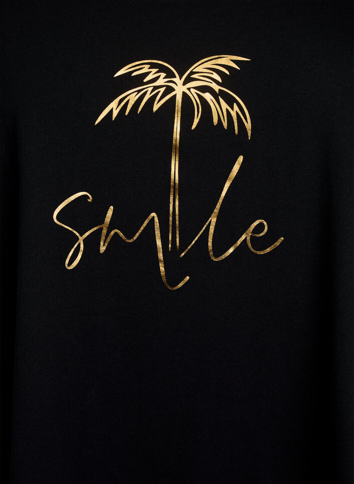 Robe &eacute;vas&eacute;e sans manches, Noir, Packshot image number 2