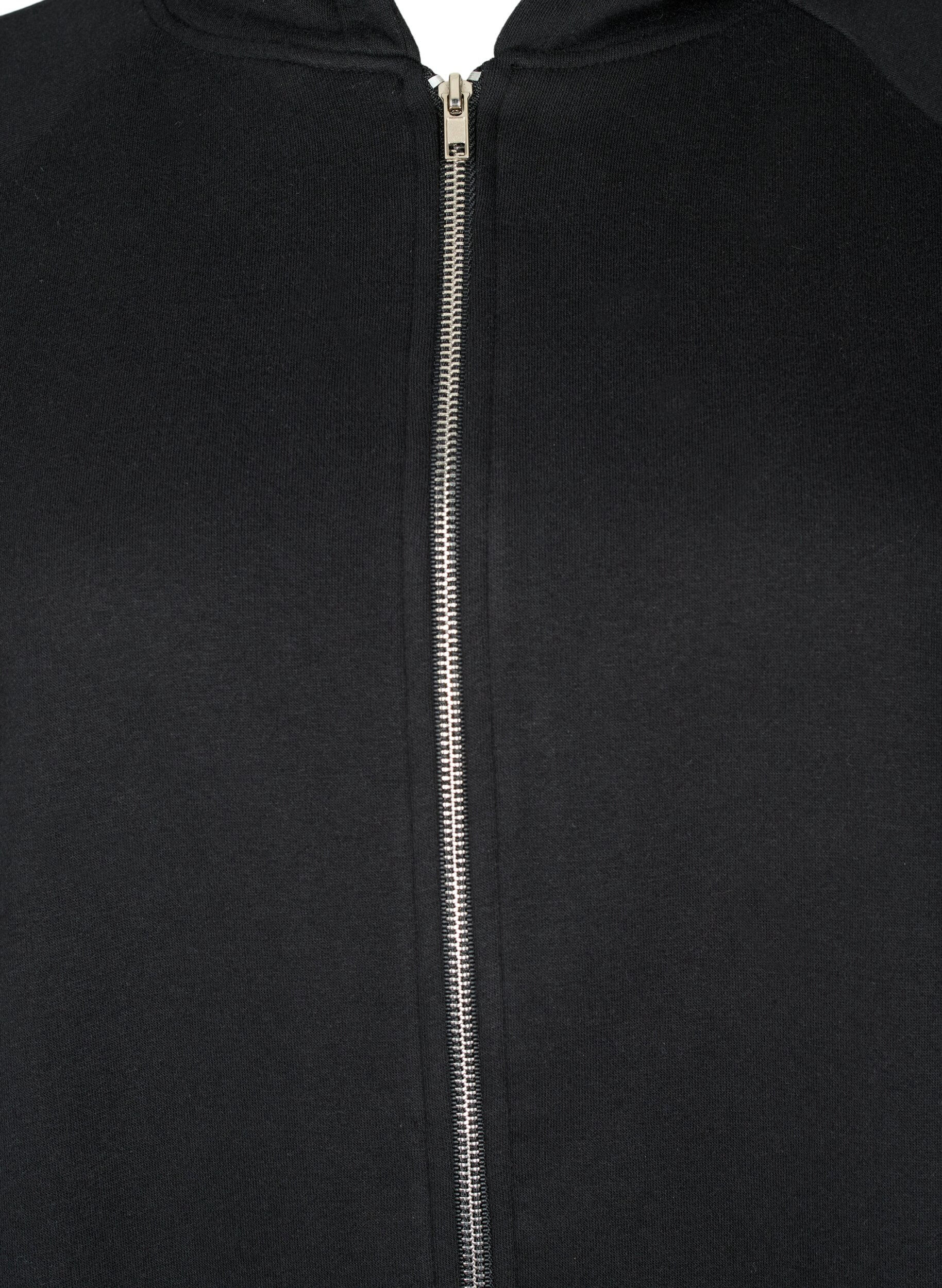 Zizzi Sweat-shirt &agrave; capuche, Black, Packshot image number 2