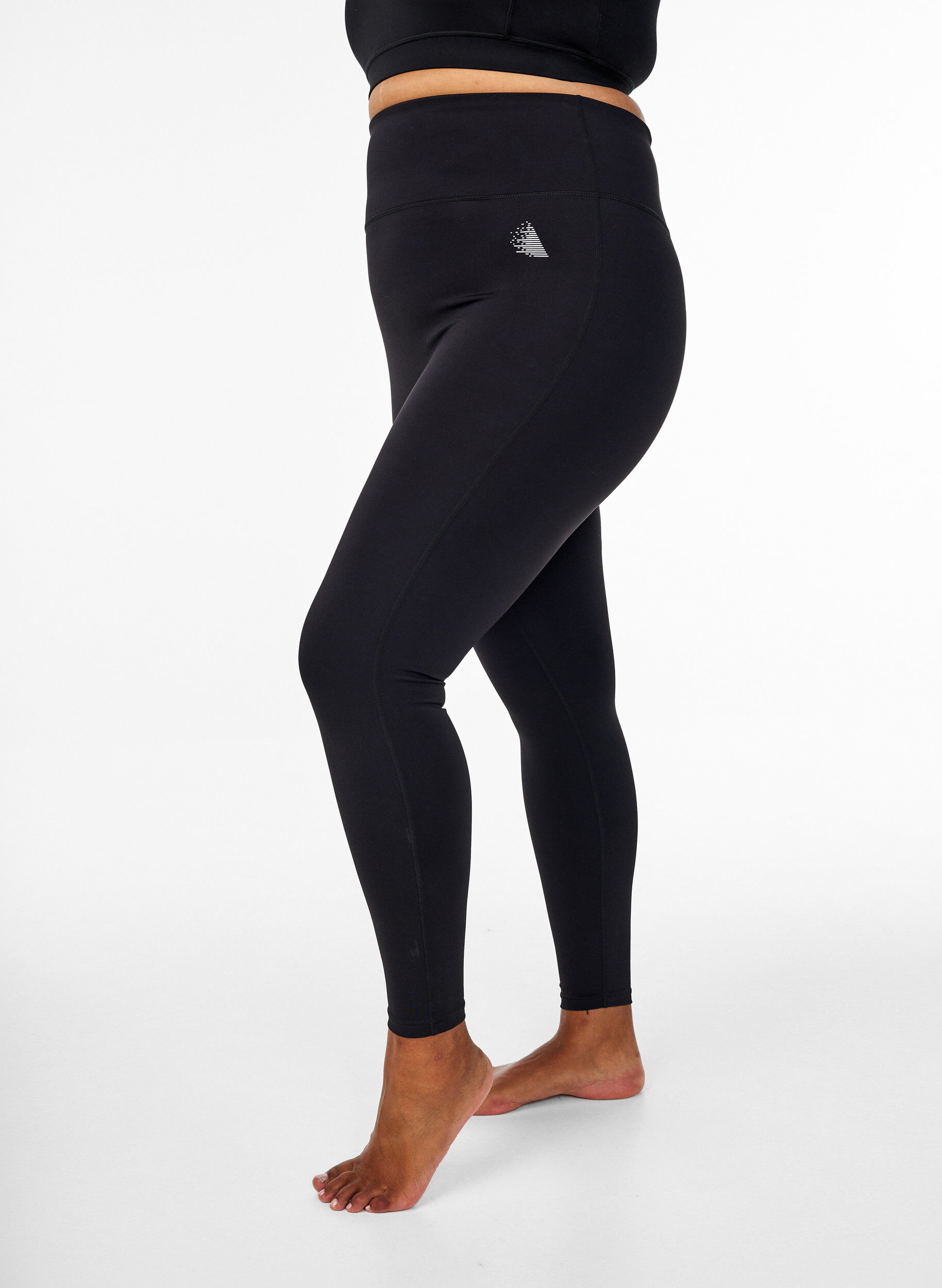 Zizzi CORE, Leggings de sport anti-transparence avec poche, Noir, Model image number 2
