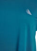 T-shirt long de sport, Bleu p&eacute;trole, Packshot image number 2
