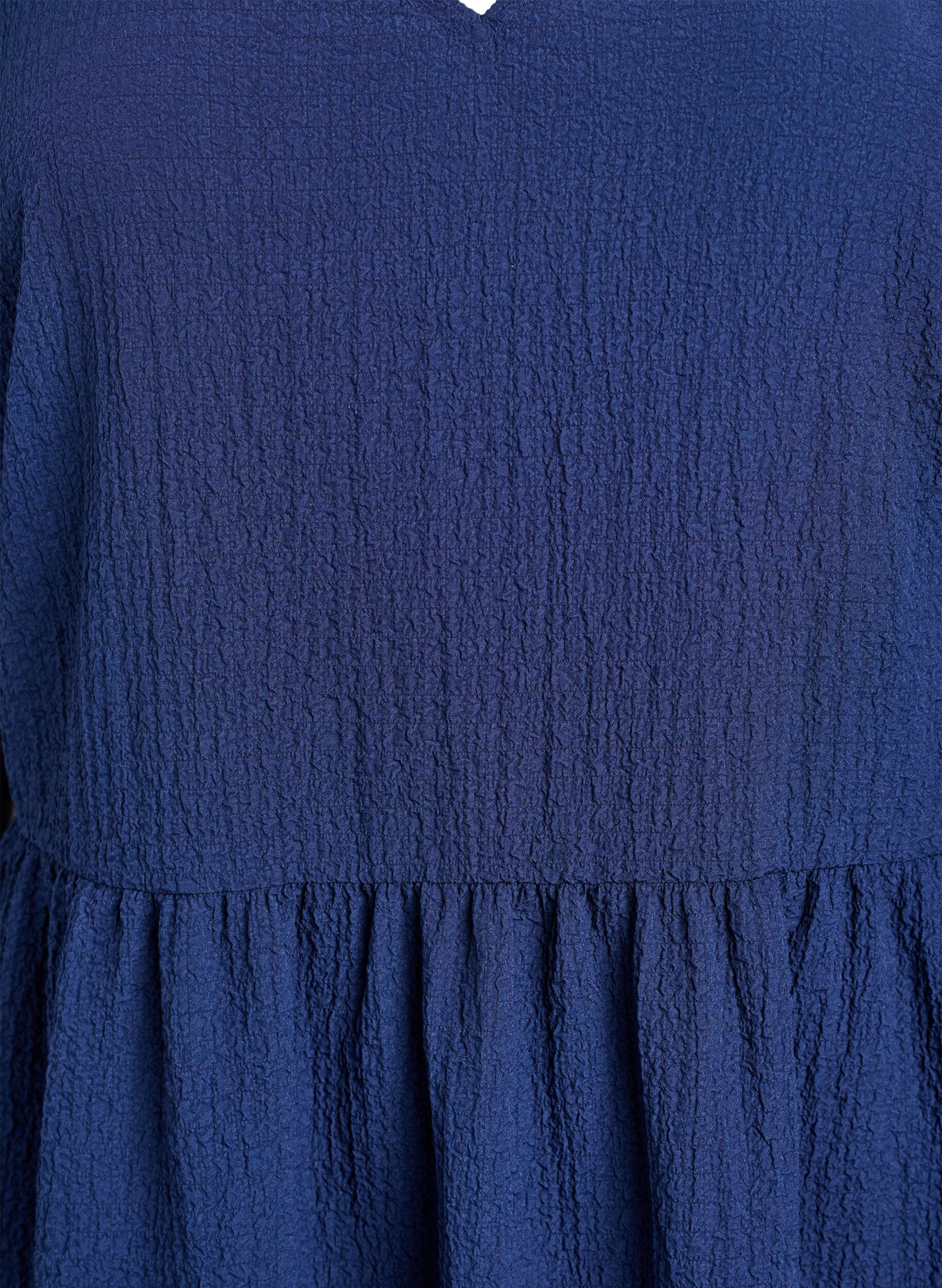 ZizziRobe courte &agrave; coupe &eacute;vas&eacute;e, Bleu, Packshot image number 2