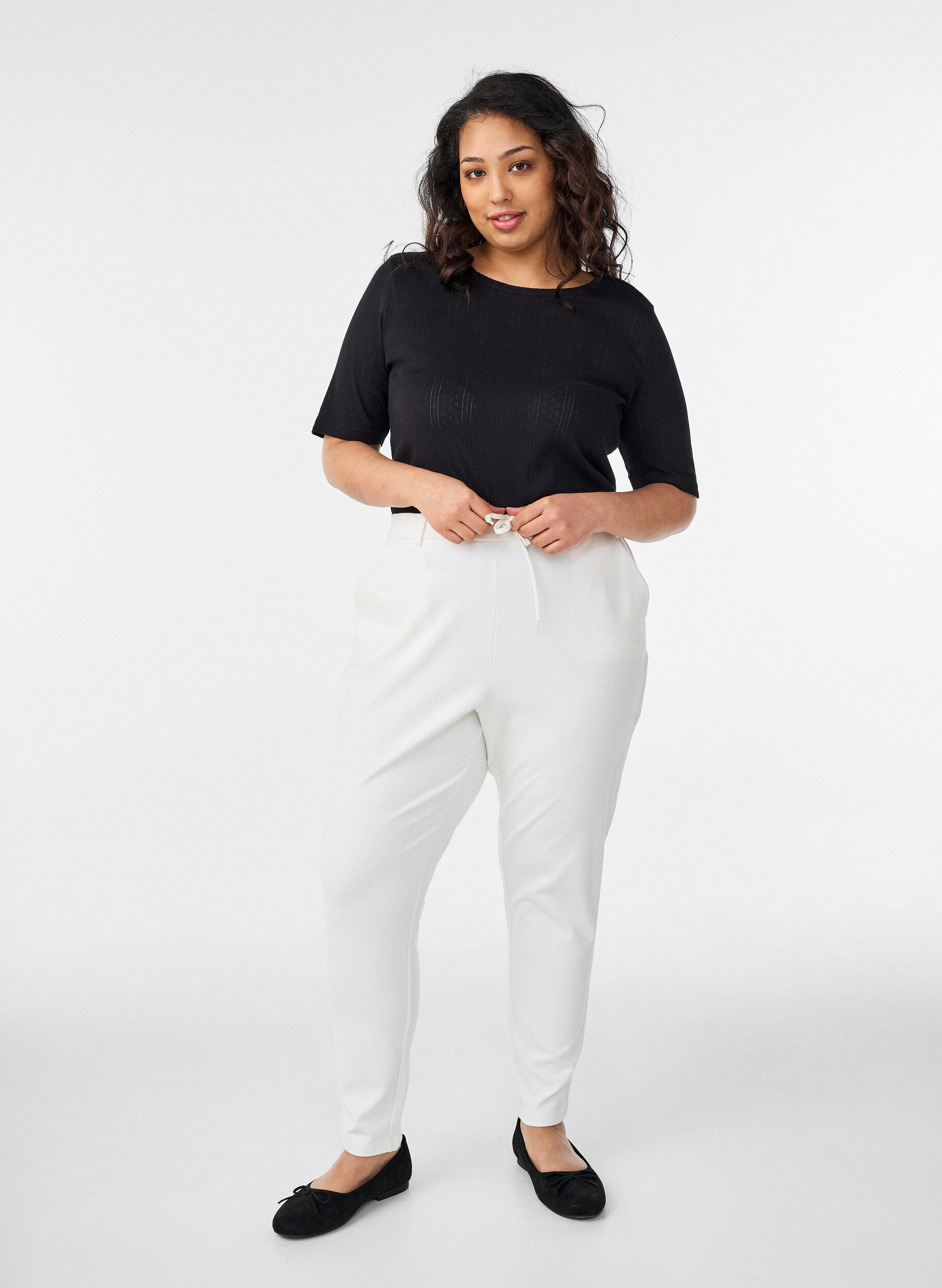 Pantalon Maddison, Blanc, Model