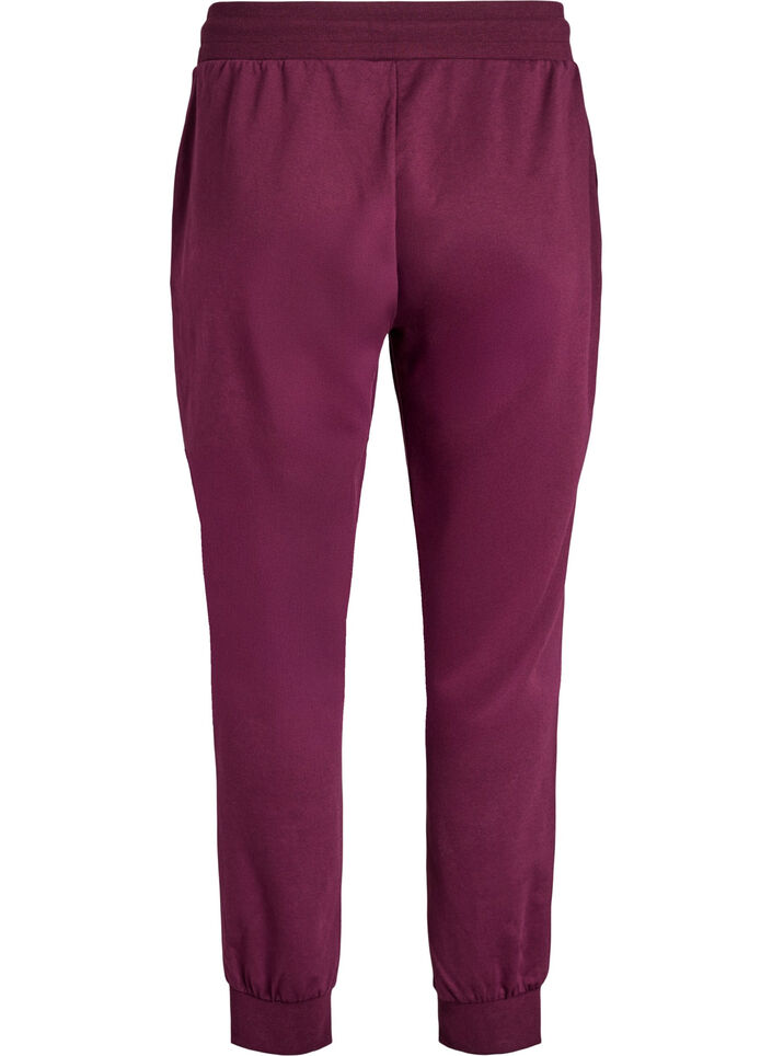 Pantalon de surv&ecirc;tement ample avec poches, Bordeaux, Packshot image number 1