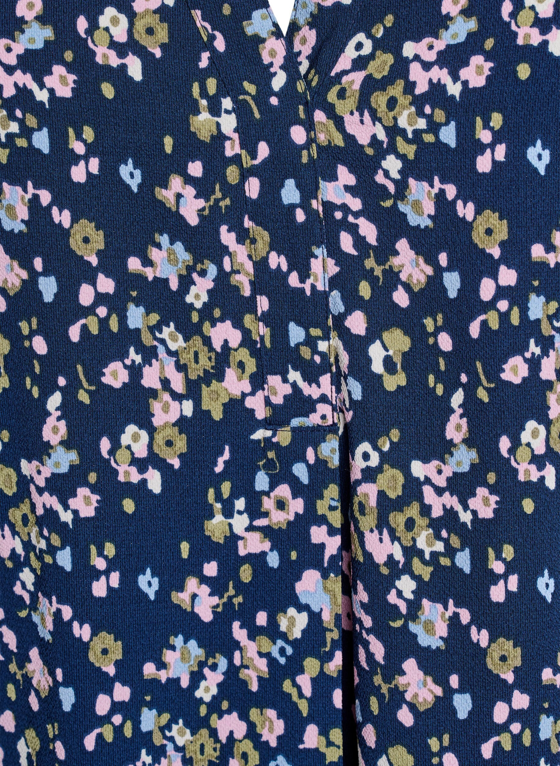 Zizzi Chemisier &agrave; manches courtes avec d&eacute;collet&eacute; en V, Rose, Packshot image number 2