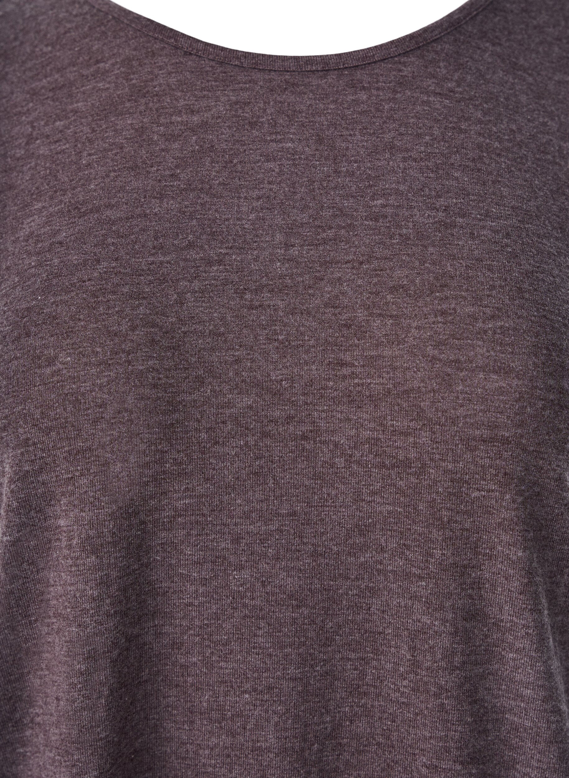 ZizziBlouse en jersey avec manches 3/4, Marron, Packshot image number 2