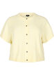  Cardigan en tricots &agrave; manches courtes, Jaune clair, Packshot image number 0