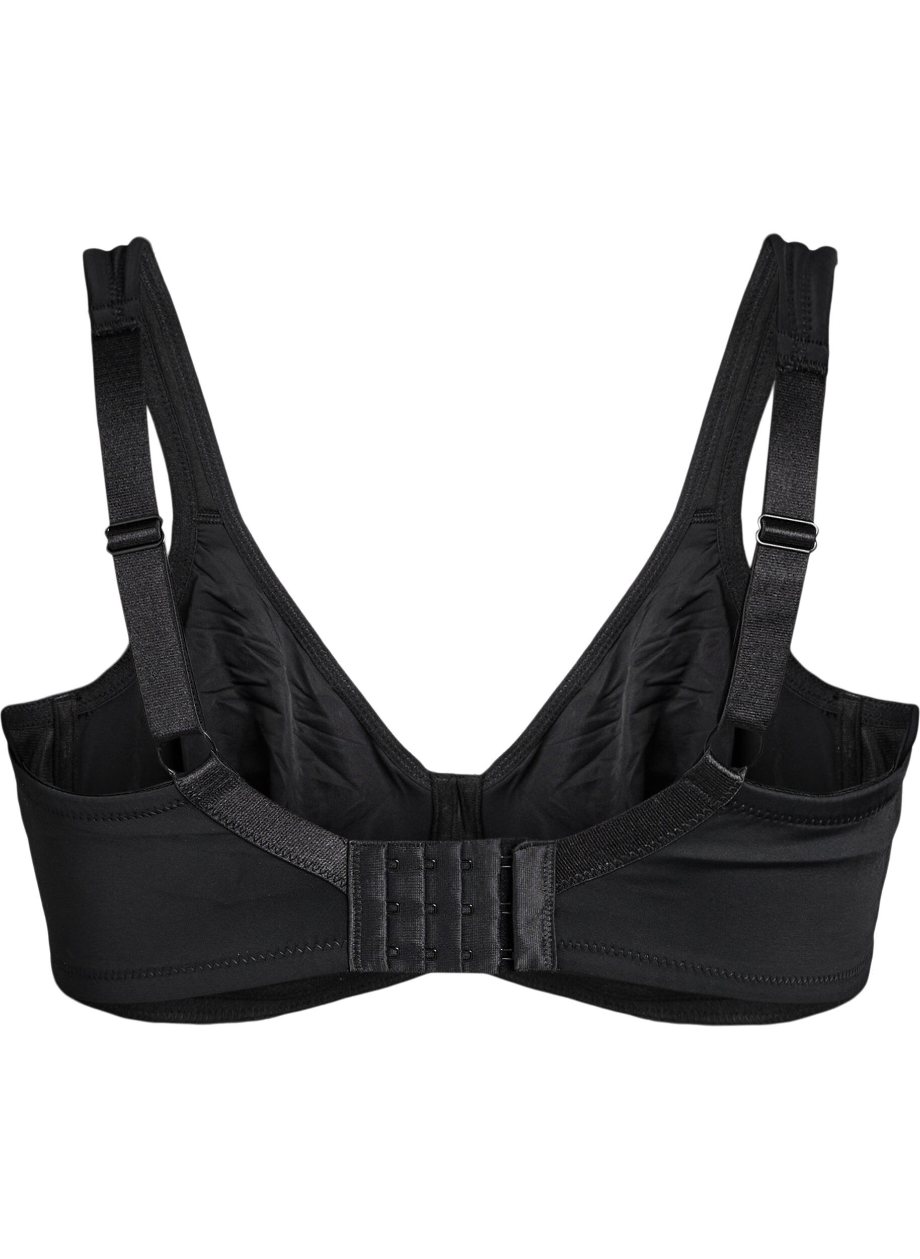 ZizziSoutien-gorge confortable avec armature et bonnets moul&eacute;s, Noir, Packshot image number 1