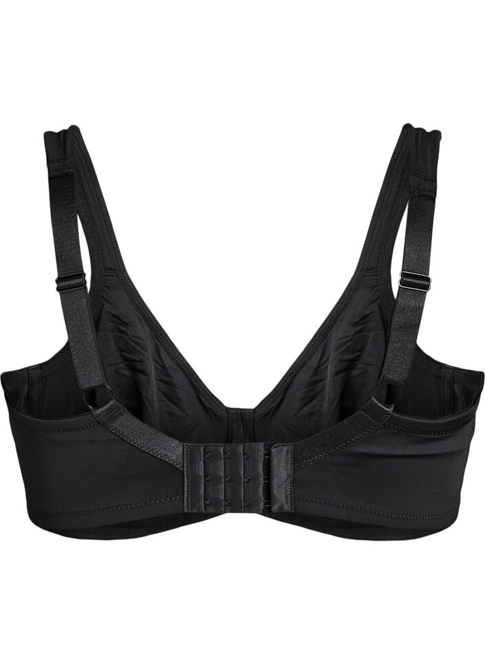 Soutien-gorge confortable avec armature et bonnets moul&eacute;s, Noir, Packshot image number 1