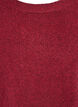 Blouse longue en maille avec boutons boule, Bordeaux fonc&eacute;, Packshot image number 2