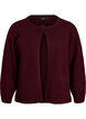 Cardigan en maille avec d&eacute;tail fleuri, Bordeaux fonc&eacute;, Packshot image number 0