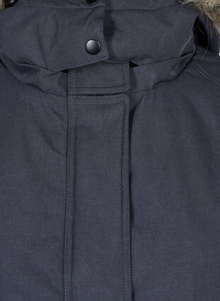 Veste d'hiver imperméable avec capuche amovible, Black, Packshot image number 2