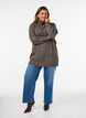 Pull en maille l&acirc;che avec col roul&eacute;, Marron, Model image number 1