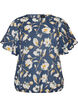 Blouse coupe ballon avec manches papillon, Bleu, Packshot image number 0