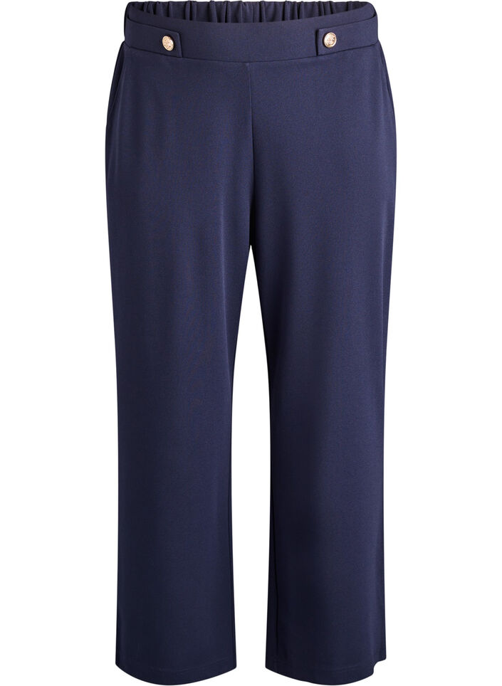 Pantalon ample avec poches, Bleu, Packshot image number 0