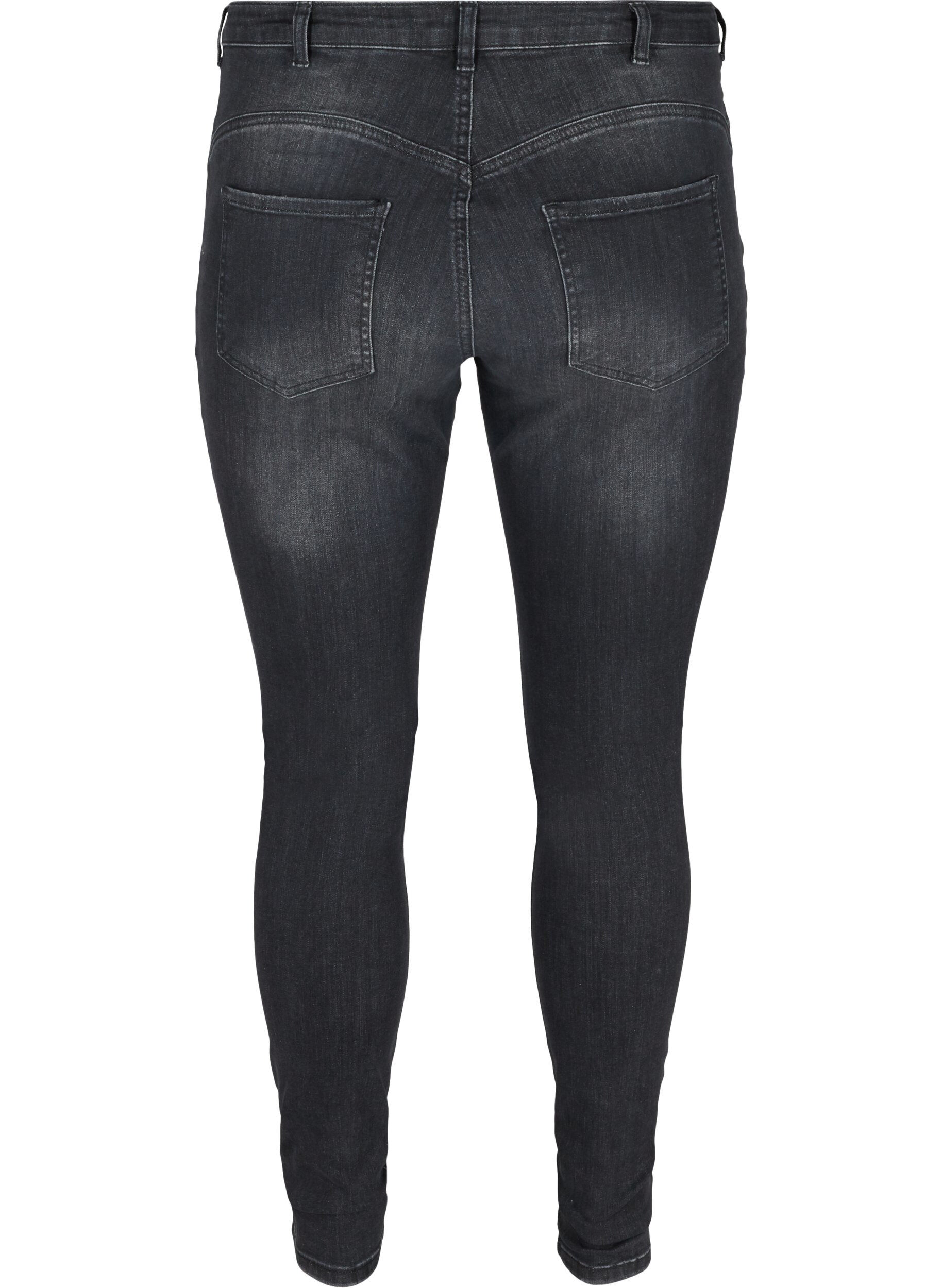 Zizzi Jean Amy, Grey Denim, Packshot image number 1