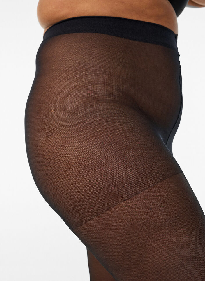 Collants 40&nbsp;deniers &agrave; compression l&eacute;g&egrave;re, Noir, Packshot image number 2