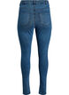 Jean Amy taille haute coupe super slim, Bleu, Packshot image number 1