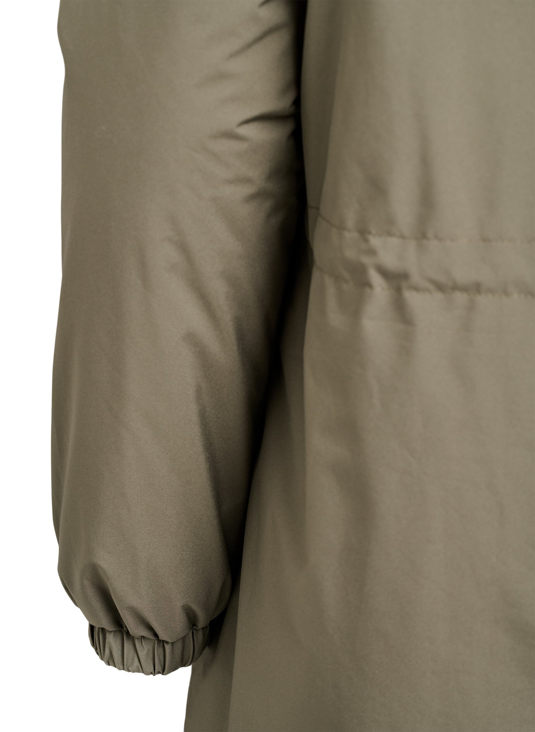 Zizzi Parka matelass&eacute;e l&eacute;g&egrave;re &agrave; capuche, Vert fonc&eacute;, Packshot image number 4