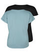 2 packs de t-shirts &agrave; manches courtes, Bleu, Packshot image number 1