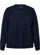 Pull col V, Bleu, Packshot image number 0