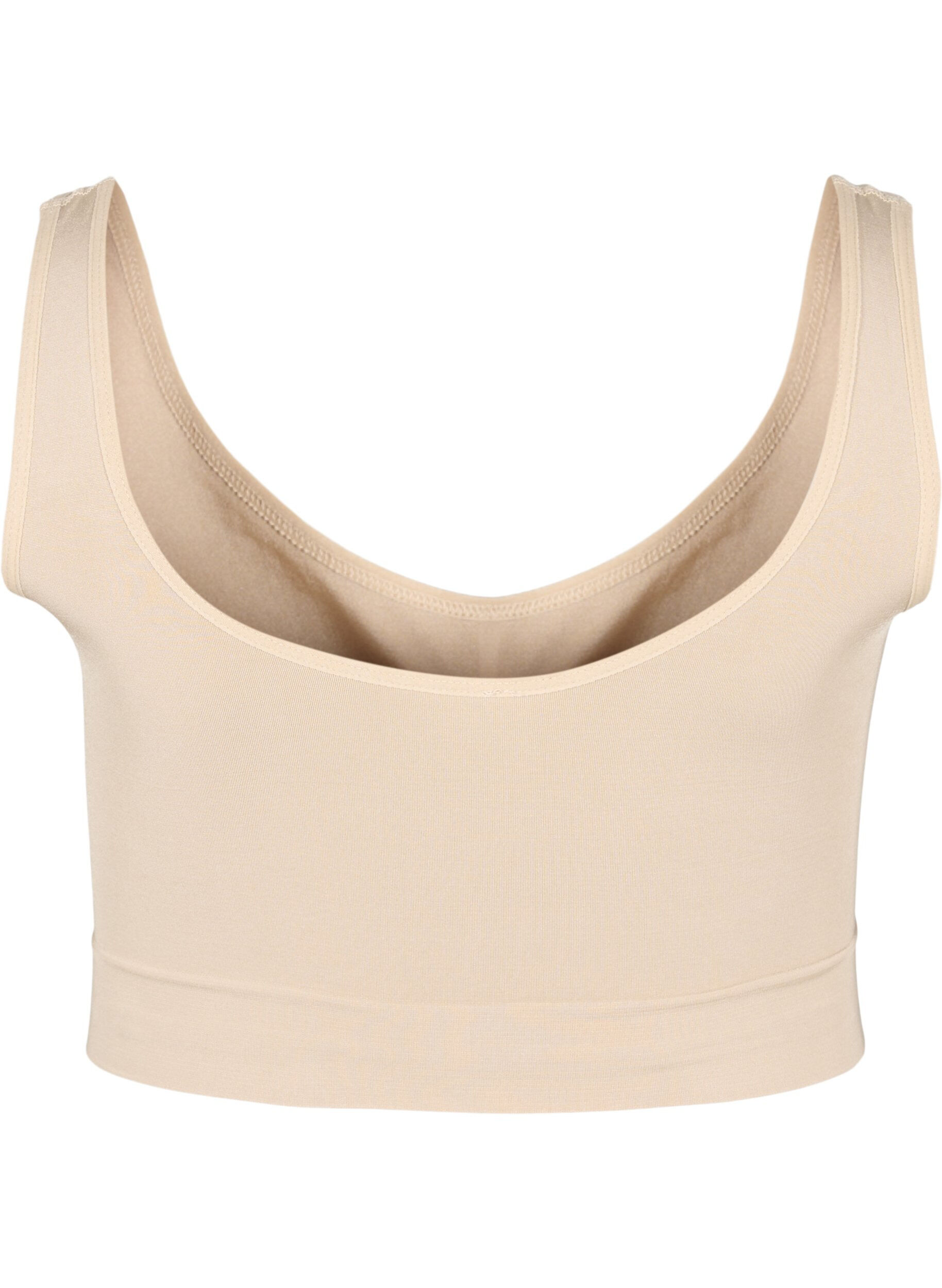 Zizzi Soutien-gorge souple sans rembourrage, Beige, Packshot image number 1