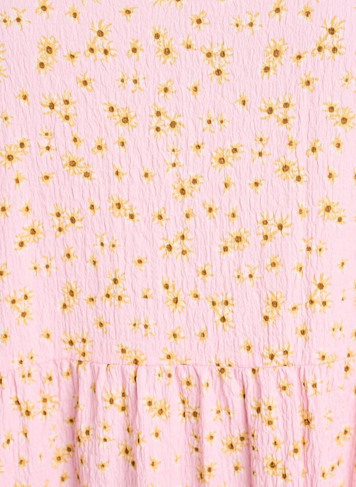 Robe courte coupe &eacute;vas&eacute;e, Rose, Packshot image number 2