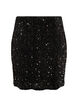 Jupe courte &agrave; sequins, Marron, Packshot image number 1