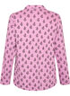 Chemise de pyjama en coton avec poche poitrine, Rose, Packshot image number 1